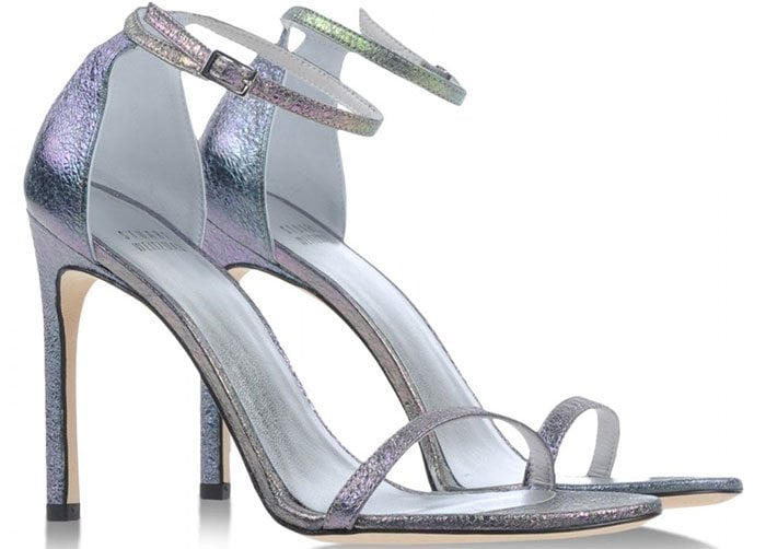 Stuart Weitzman Nudist Metallic Sandals