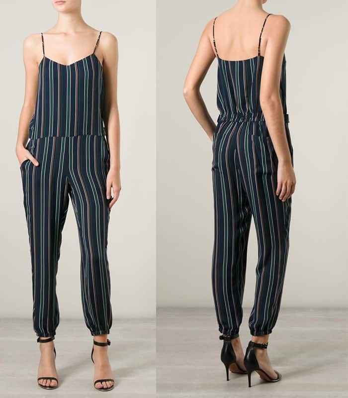 Theory Striped Jumpsuit