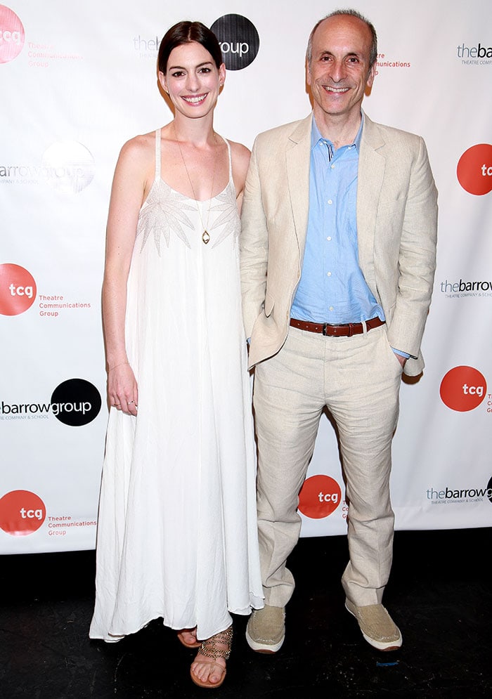 Anne Hathaway at the "An Actor's Companion" by Seth Barrish book release launch