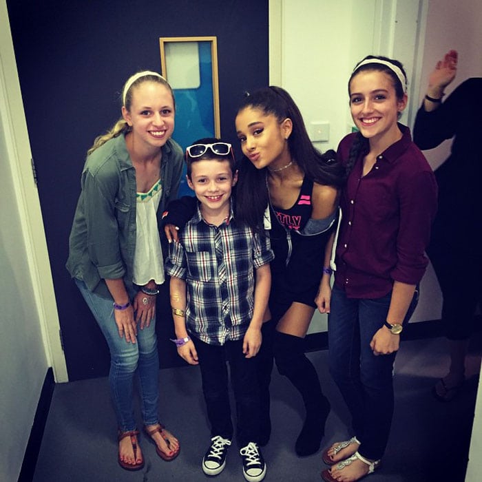 Kelly Clarkson arranged a meet-and-greet between Ariana Grande and her stepson Seth Blackstock