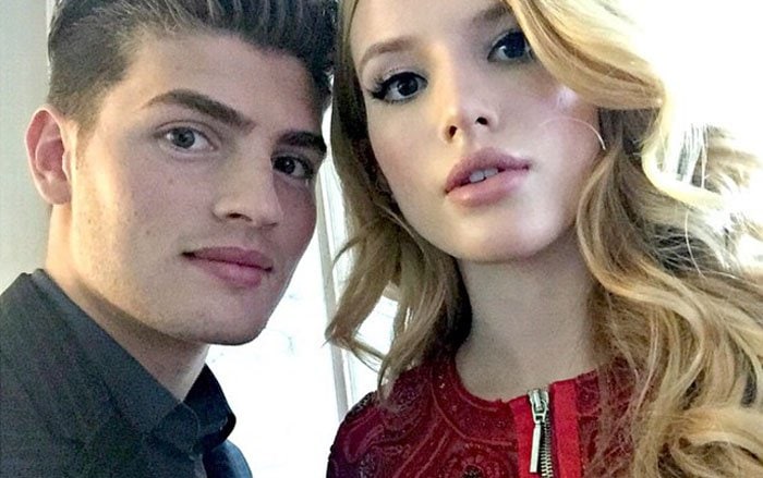 Bella Thorne with rumored boyfriend Gregg Sulkin