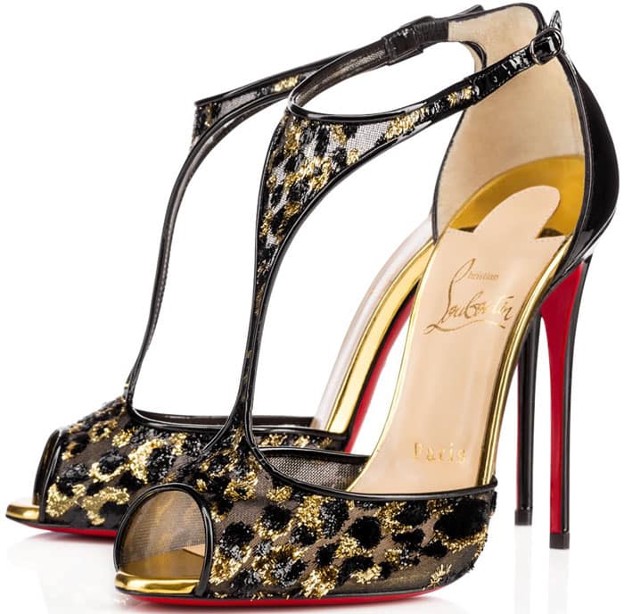 Christian Louboutin Tiny Peep-Toe Heels