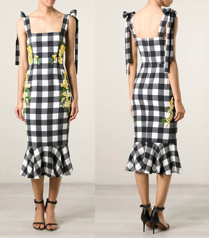 Dolce & Gabbana Check Acacia Dress
