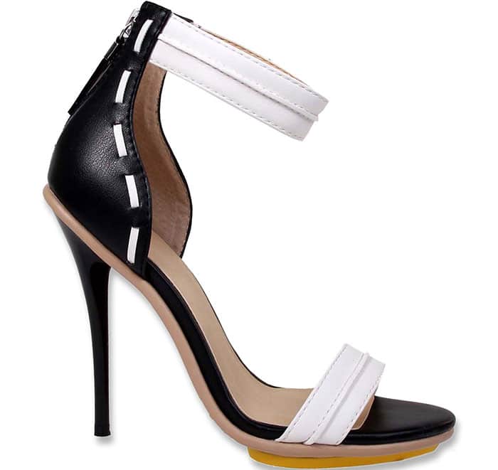 GX by Gwen Stefani "Armin" Sandals in White/Black