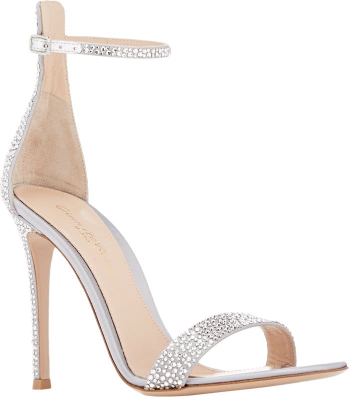 Gianvito Rossi Embellished Glam Ankle-Strap Sandals