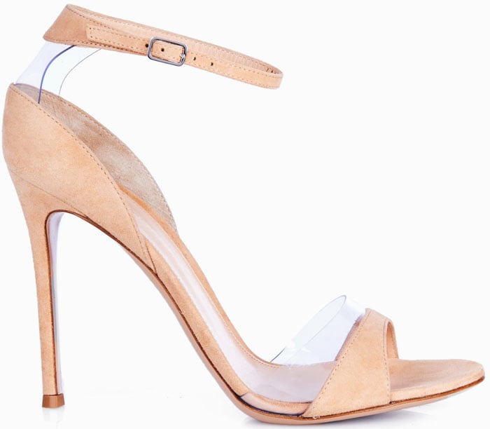 Gianvito Rossi Natalie Suede and PVC Sandals