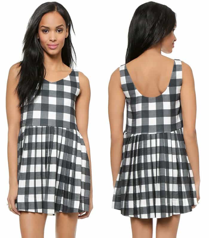 JOA Gingham Dress