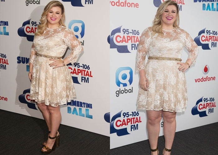 Kelly Clarkson has been fat shamed after showing off her post-baby body