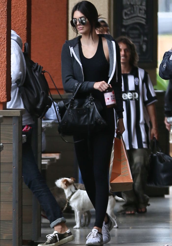 Kendall Jenner food shopping at the organic supermarket, Erewhon in West Hollywood on June 4, 2015