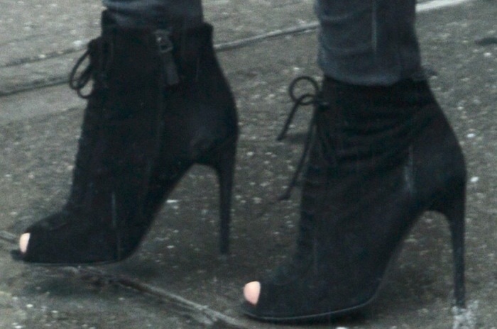 Kim Kardashian rocks Tom Ford ankle boots