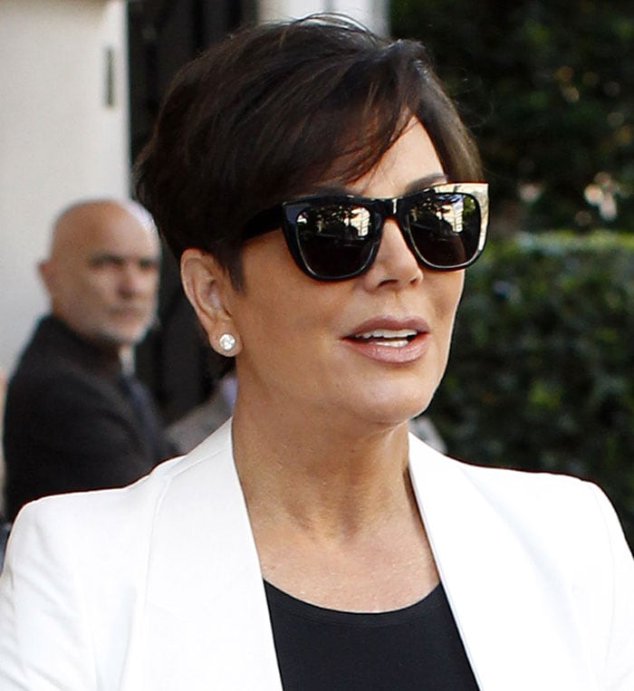 Kris Jenner's signature pixie haircut