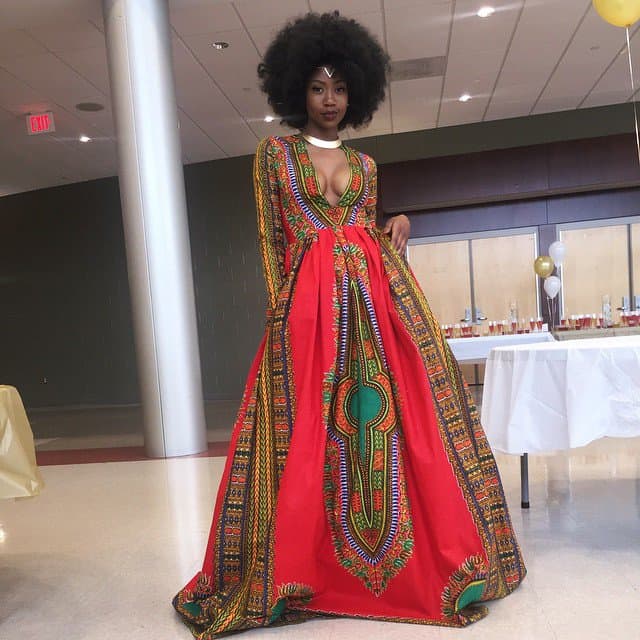 Kyemah McEntyre's self-designed prom dress