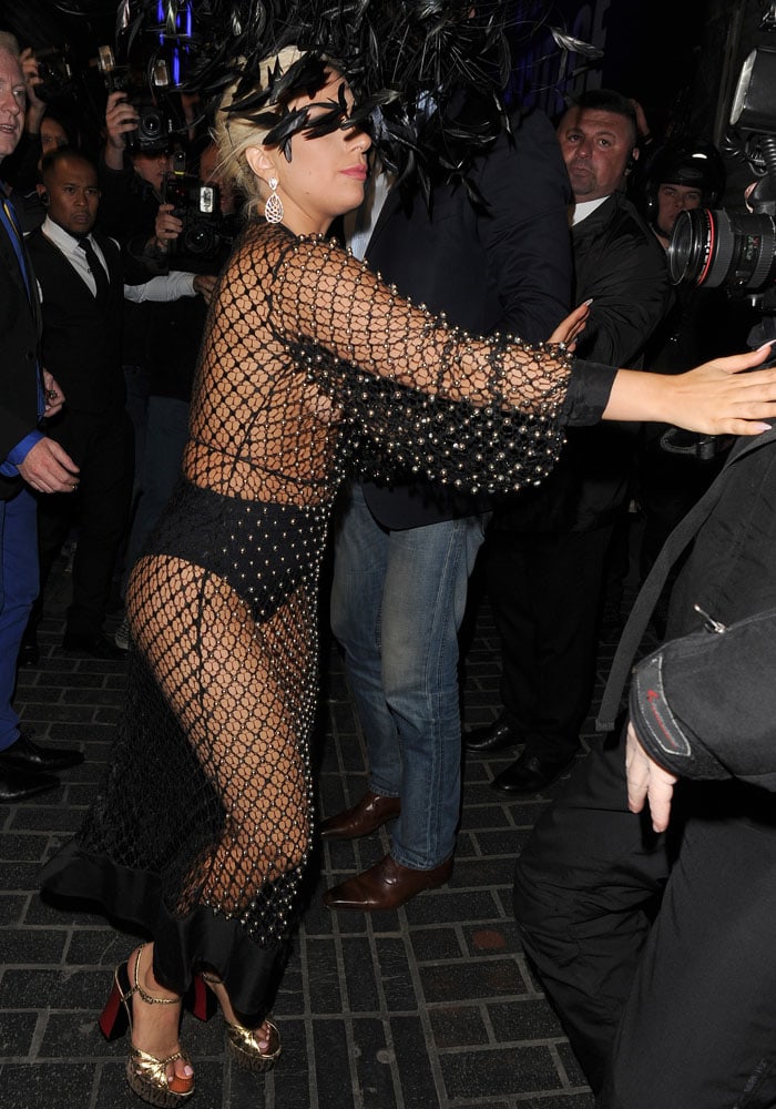 Lady Gaga Saint Laurent 5