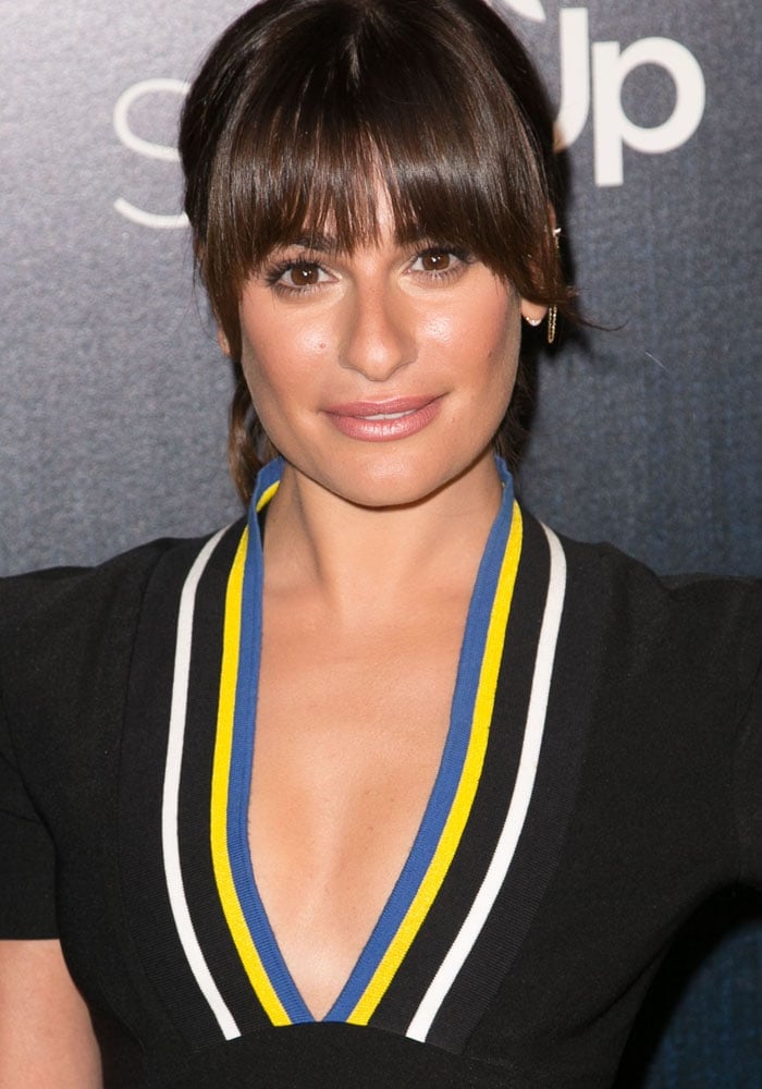Lea Michele at the 12th Annual Inspiration Awards red carpet luncheon at The Beverly Hilton Hotel to benefit Step Up Women's Network in Los Angeles on June 5, 2015