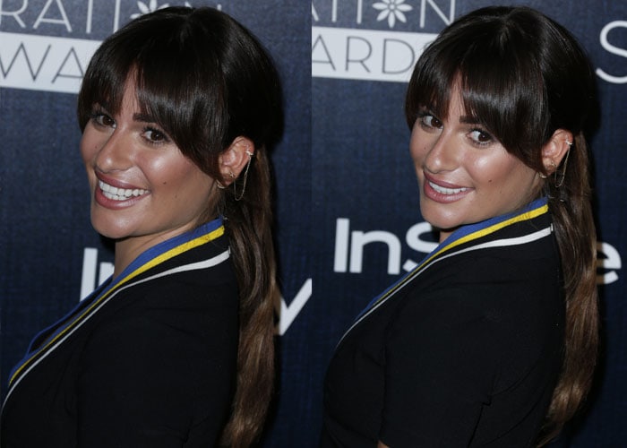 Lea Michele accessorized with jewelry by Harry Kotlar and Djula Jewelry