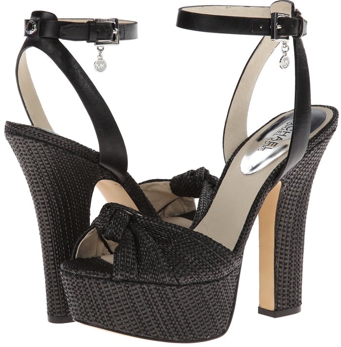 MICHAEL Michael Kors Benji Ankle Strap Sandals Black