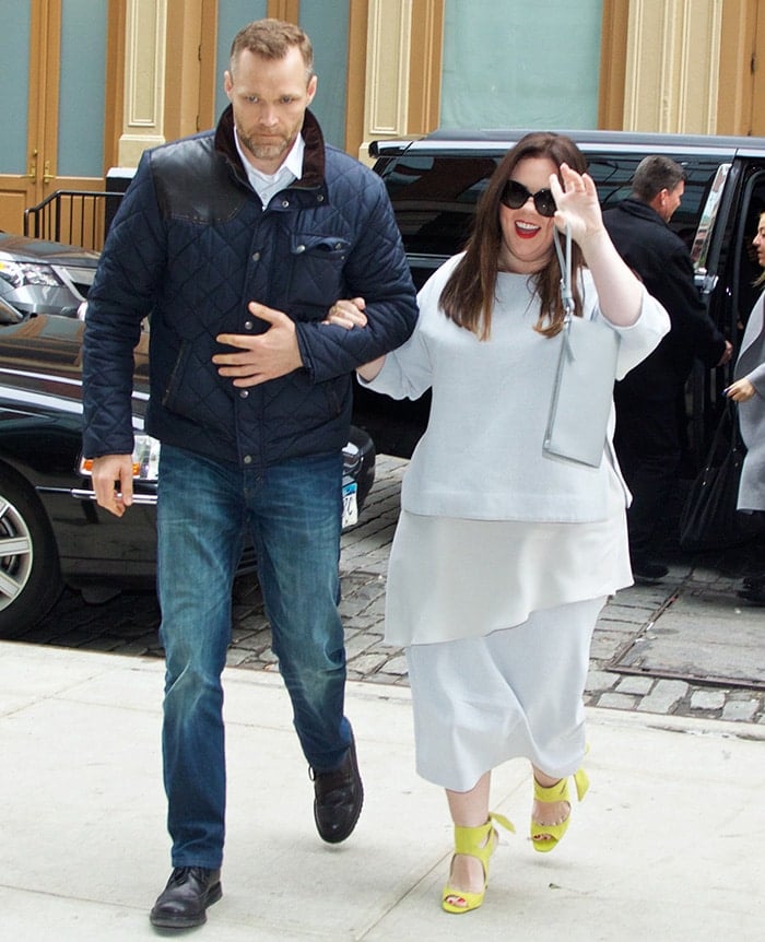 Melissa McCarthy heading to Crosby Hotel after discussing her weight loss secrets