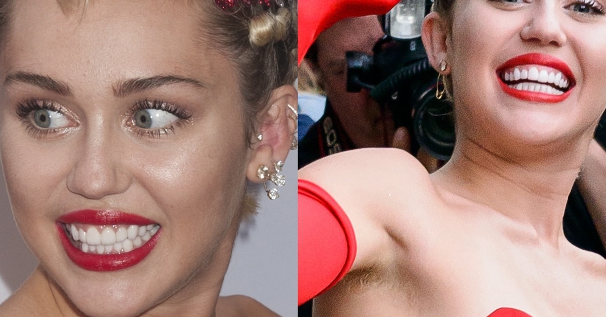 Miley Cyrus Shows Off Armpit Hair And Acts Nutty In Doc Martens