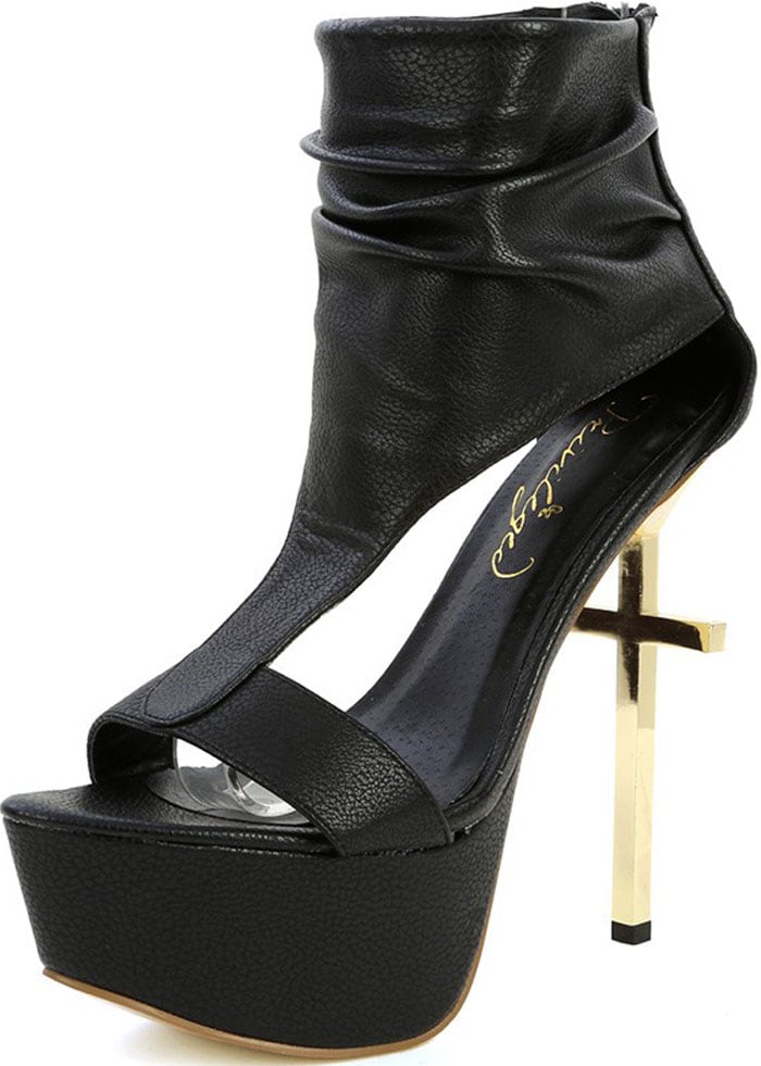 Privileged Harty Cross-Platform Heels in Black