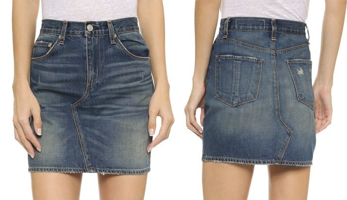 Rag & Bone Jean Miniskirt