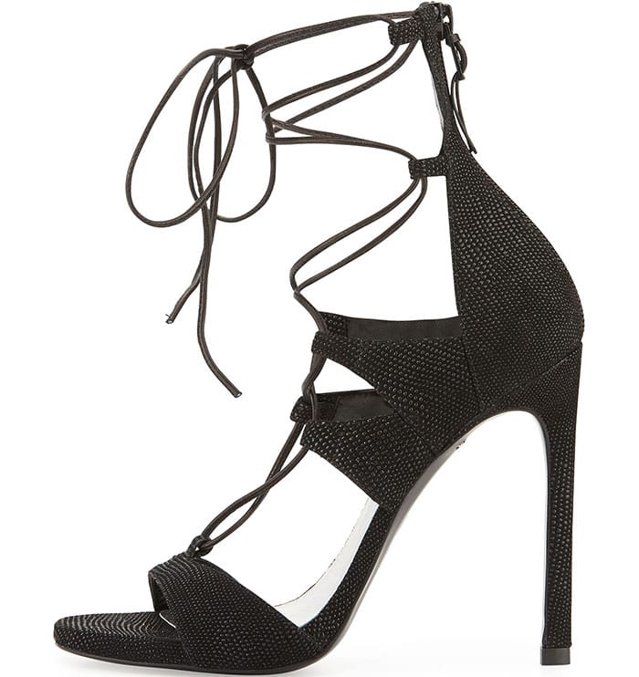 Stuart Weitzman "LegWrap" Lace-Up Sandals