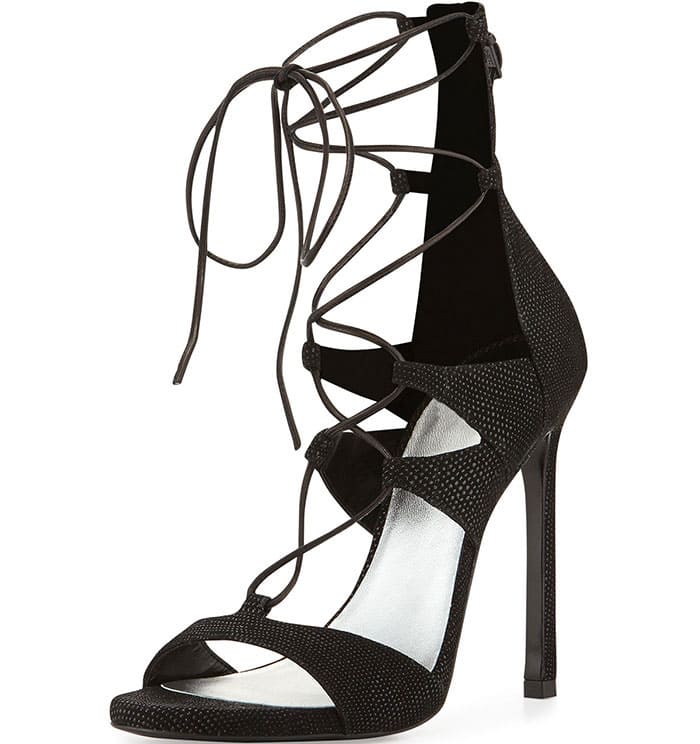 Stuart Weitzman LegWrap Lace-Up Sandals