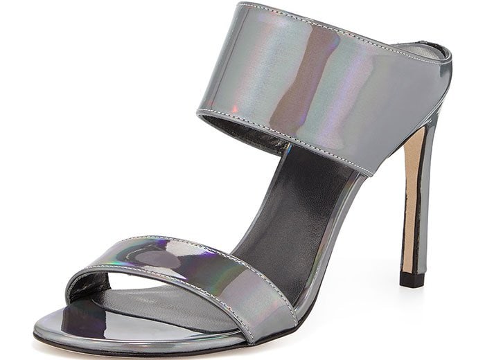 Metallic Specchio "Myslide" Sandals