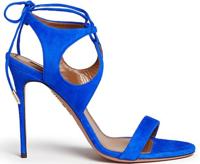 Aquazzura Colette Blue Sandals
