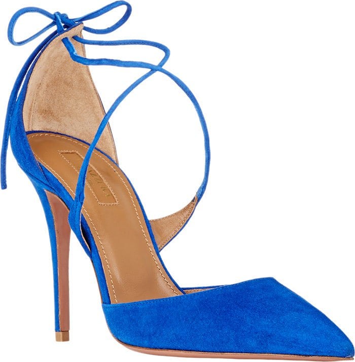 Aquazzura Matilde Blue Pumps