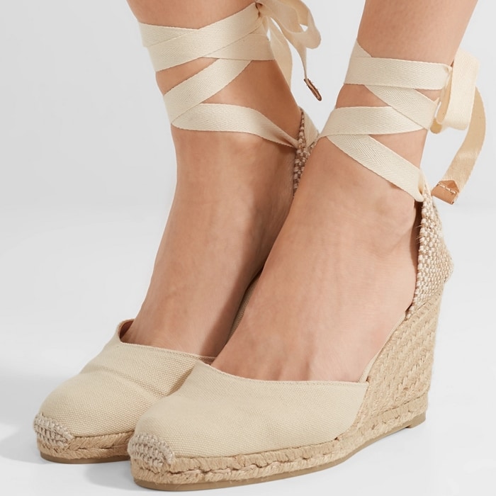 Castañer fuses laid-back cool with summertime glamour to create this pair of Carina espadrilles