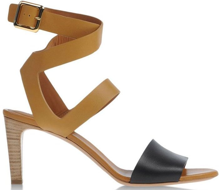 Chloe Ankle Leather Strap Sandal