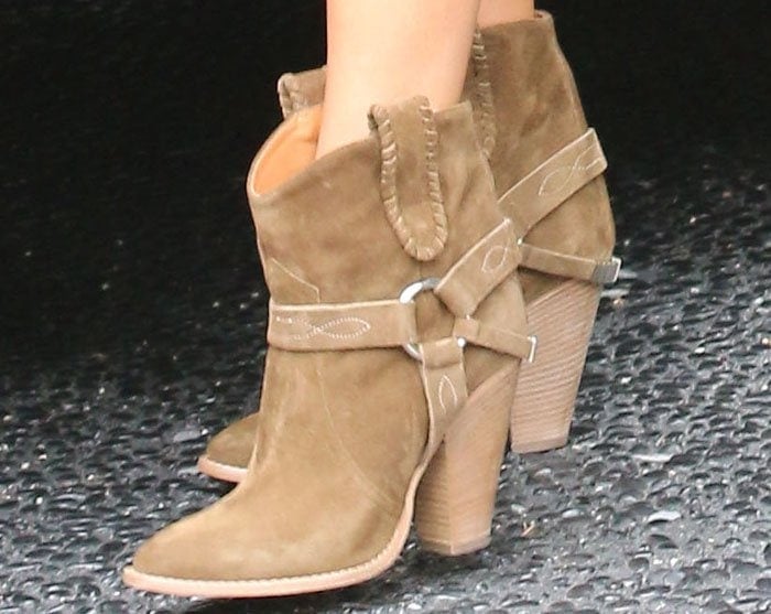 Chrissy Teigen's Isabel Marant Rawson harness boots