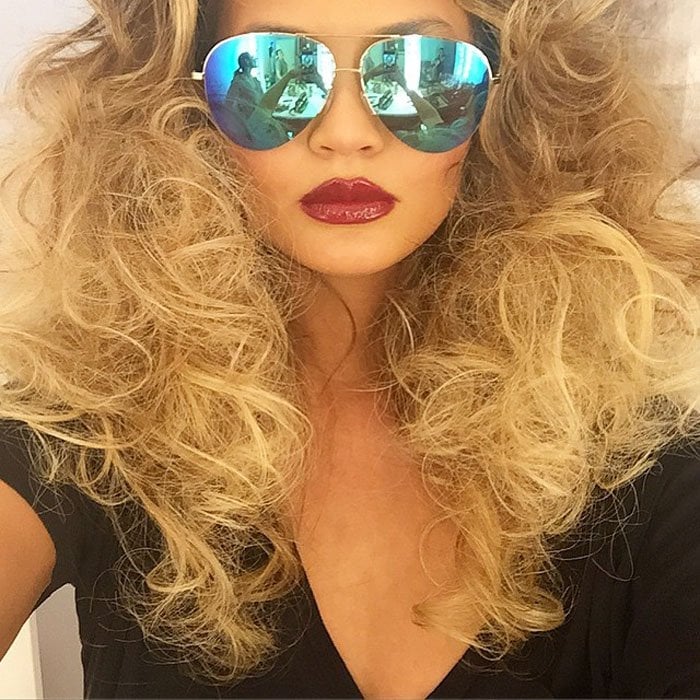 Chrissy Teigen uploaded a photo of herself with her new hairstyle