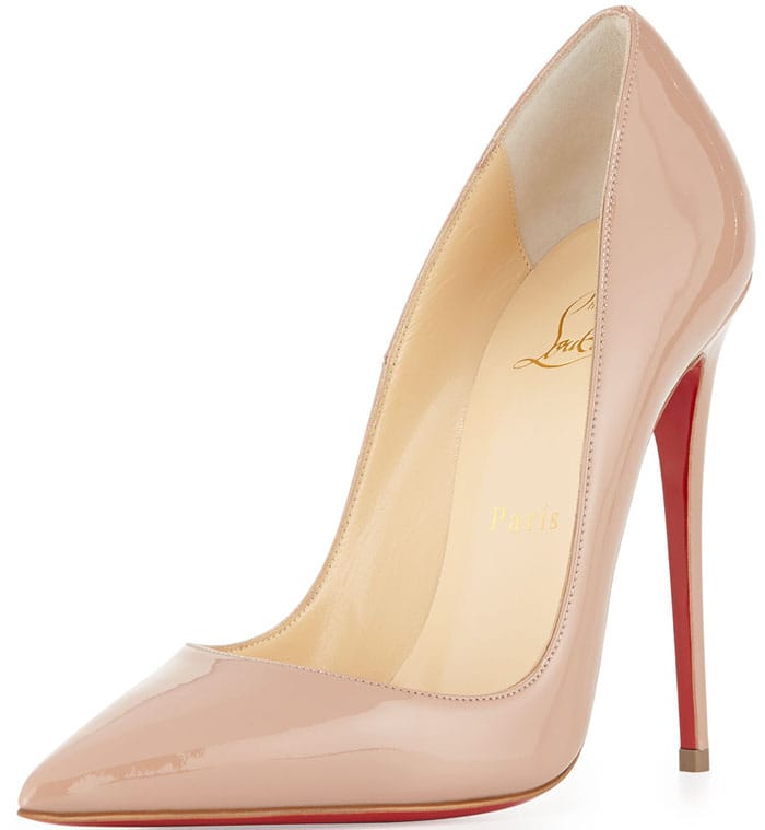 Christian Louboutin So Kate Patent Nude