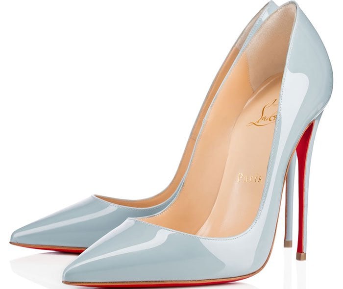 Christian Louboutin So Kate Pumps Sky Blue