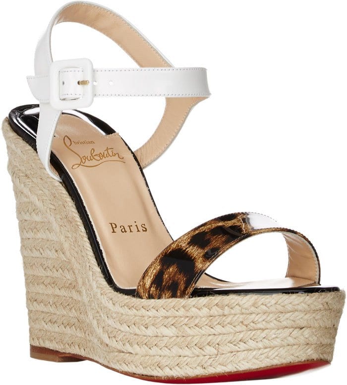 Christian Louboutin Spachica espadrille wedge sandals