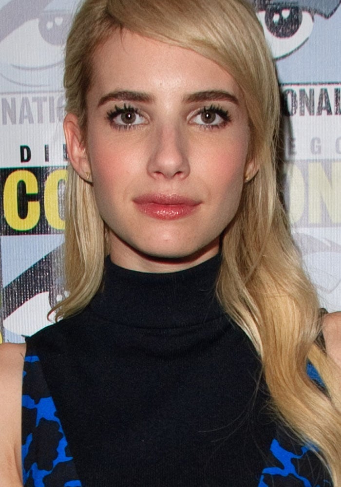 Emma Roberts looks lovely with blonde hair