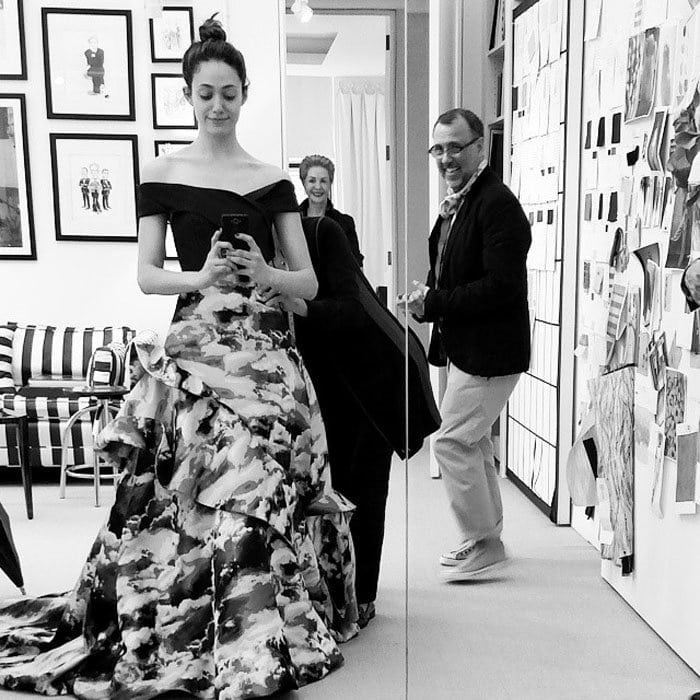 Emmy Rossum Carolina Herrera IG