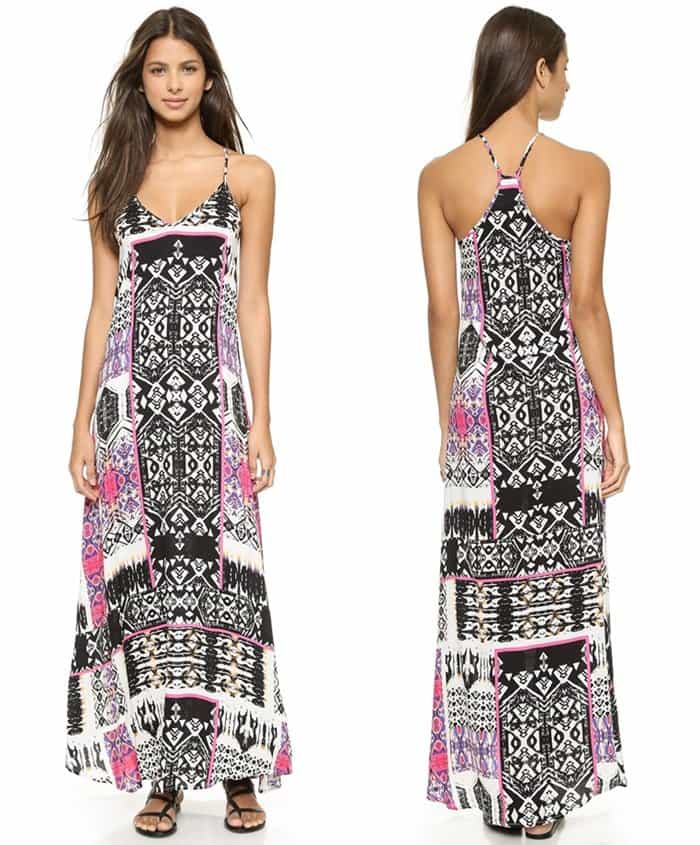 Felicite Tribal-Print Maxi Dress