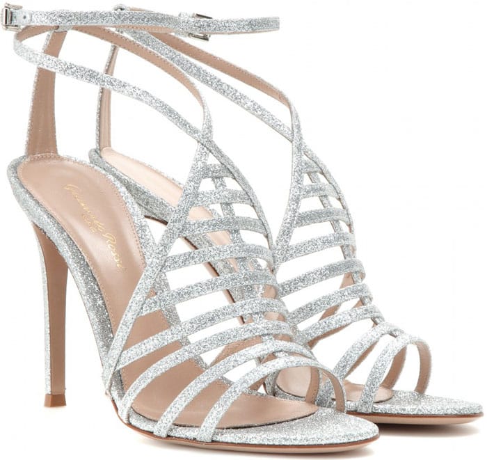 Gianvito Rossi Vega Glitter Sandals