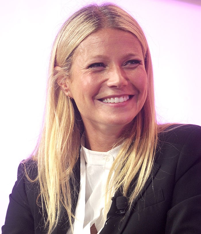 Gwyneth Paltrow talking about her business, Goop, her divorce from Chris Martin, and parenting at SheKnows Media’s #BlogHer15 conference for female bloggers