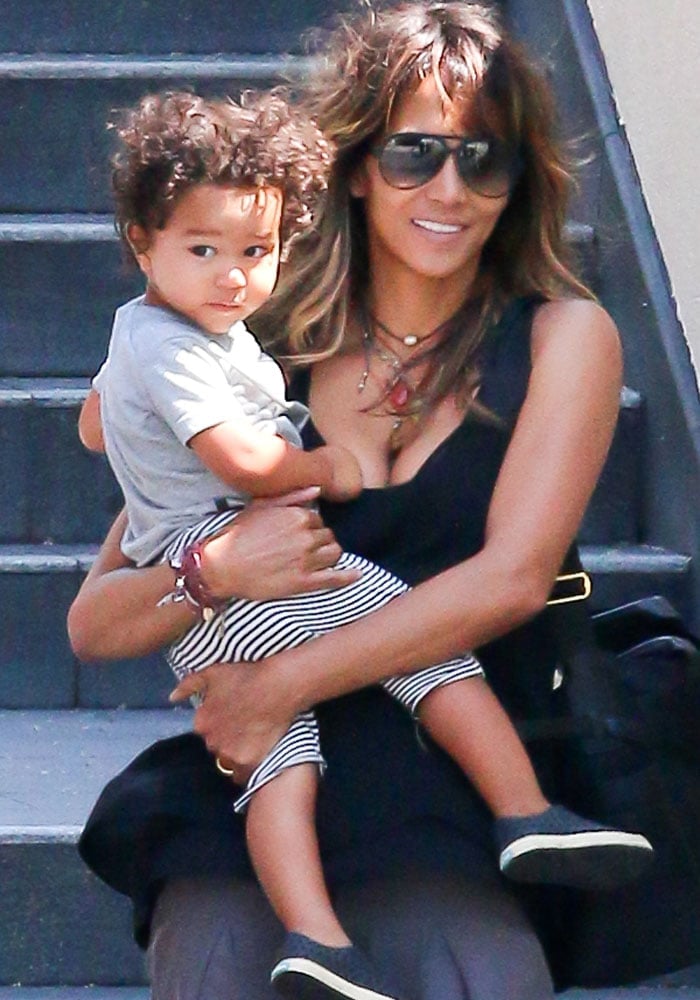 Halle Berry and Maceo Robert Martinez, the first child of actress Halle Berry and French film actor, Oliver Martinez