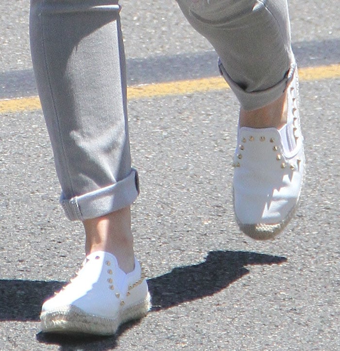 Hilary Duff wearing Ash espadrilles