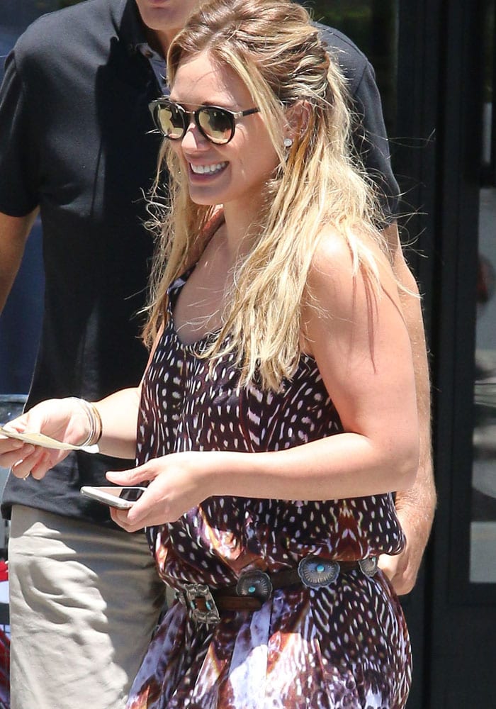 Hilary Duff got a ticket for jaywalking
