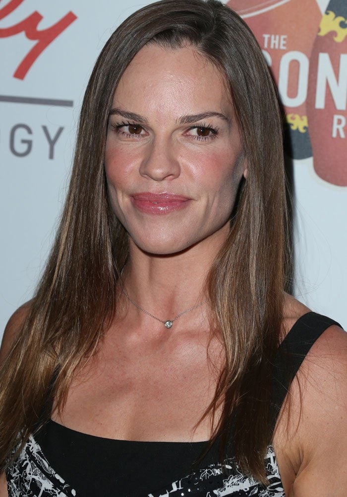 Hilary Swank announced she was taking a break to care for her father