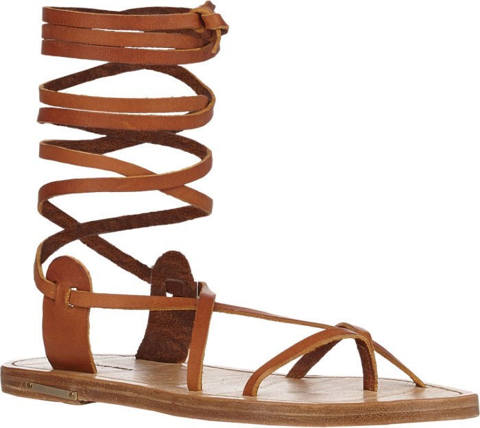 Isabel Marant Amy Ankle-Wrap Sandals