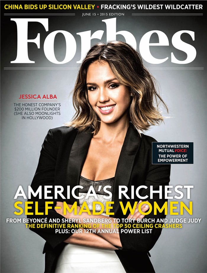 Jessica Alba recently landed herself on the cover of Forbes magazine for turning her little home project for her children into a $200 million business