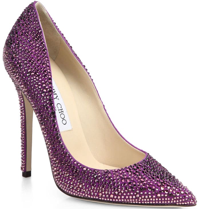 Jimmy Choo "Tartini Degradé" Swarovski-Crystal-Covered Pumps