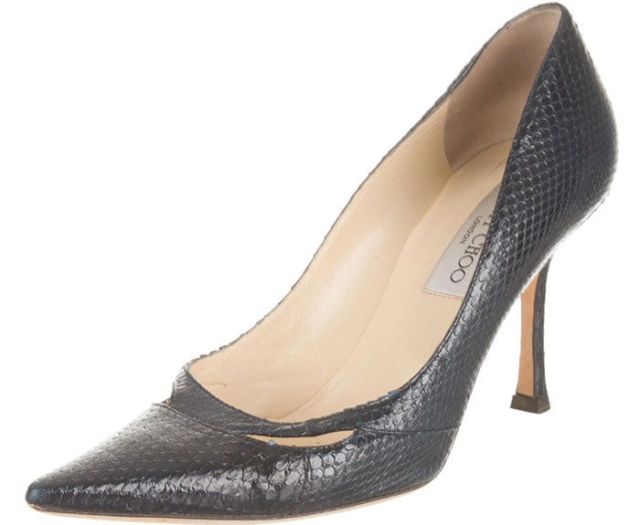 Jimmy Choo Snakeskin Pumps