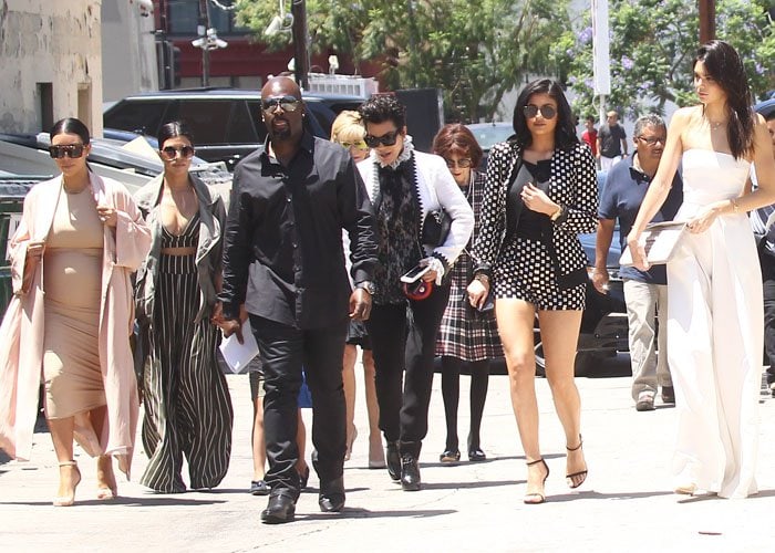 The entire Kardashian/ Jenner/ West clan — minus Caitlyn Jenner